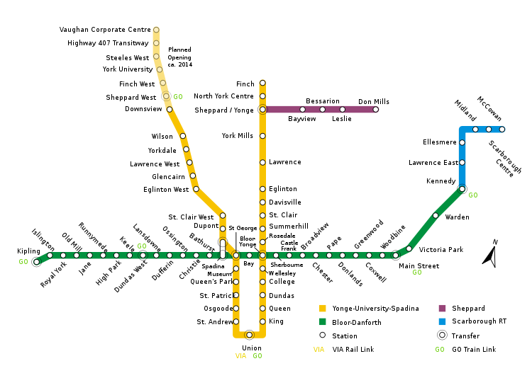  train, Toronto subway station, Toronto subway car, ttc subway. Source