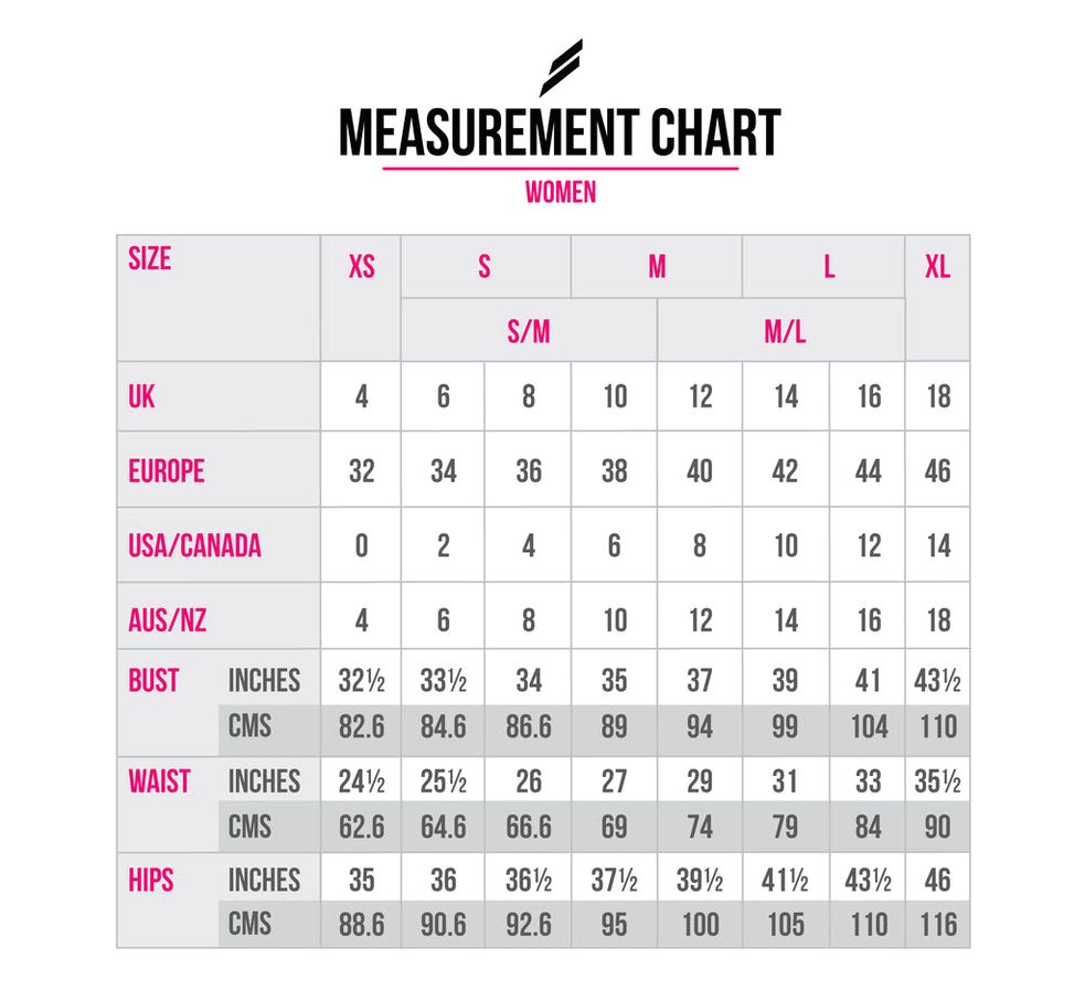 Female to male hot sale size chart