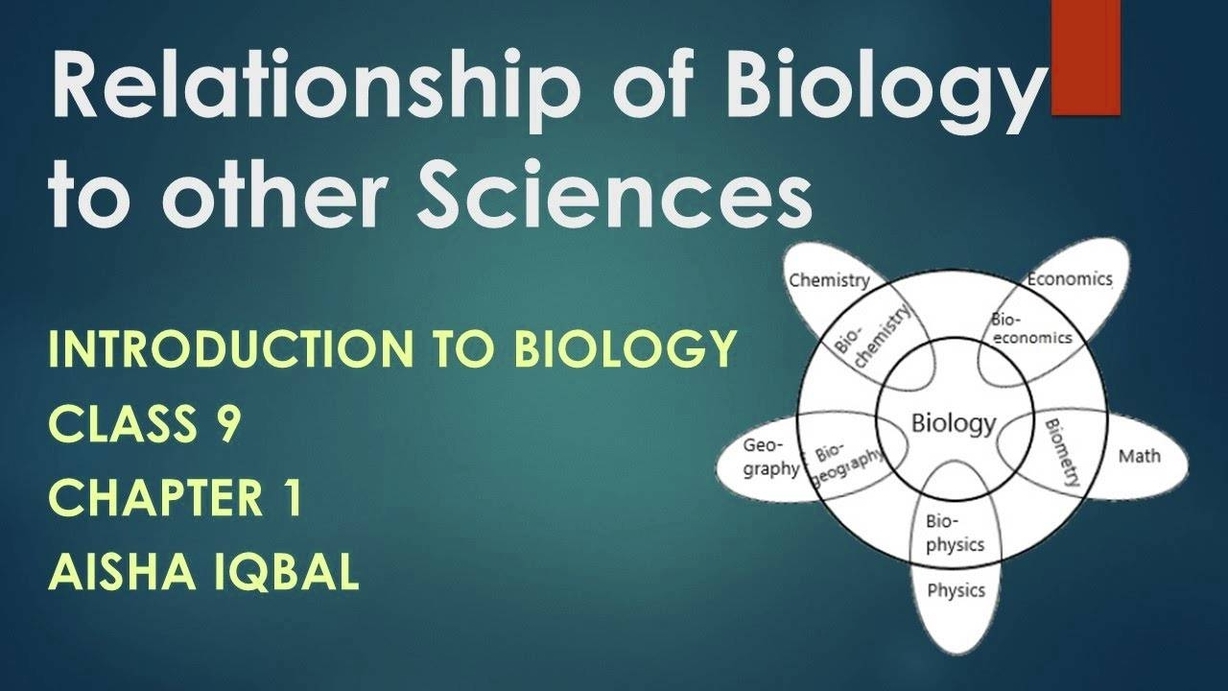 Relationship Of Biology With Other Sciences