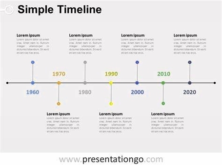 Simple Timeline Template Powerpoint