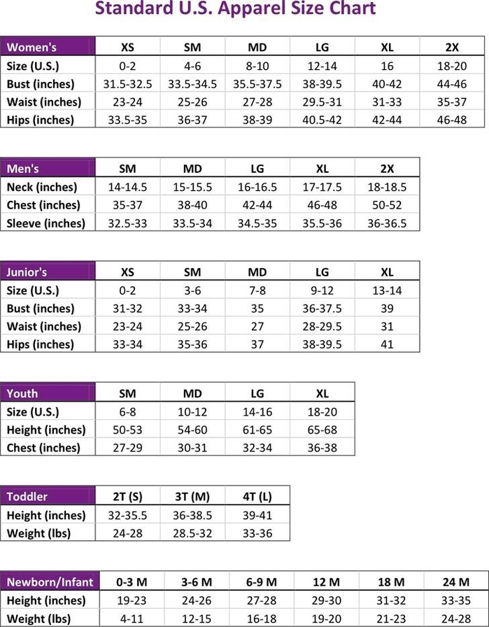 Us Women's Size Chart