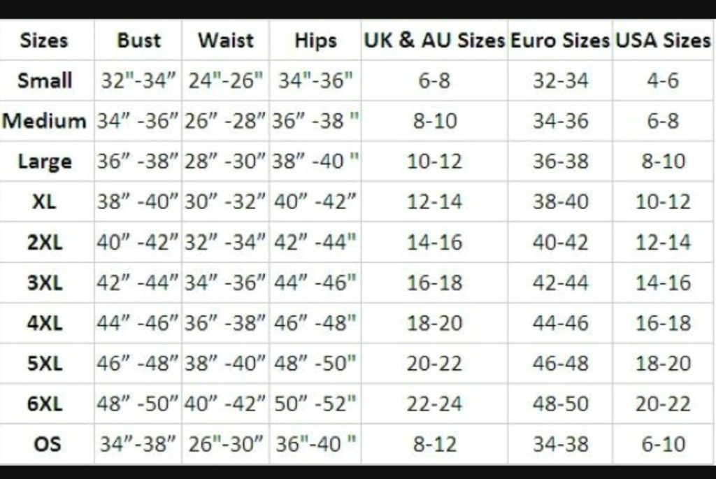 Womens Size Conversion Chart Ygraph womens-size-conversion-chart-ygraph